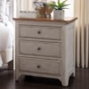 Libby Farmhouse Reimagined 3-Drawer Night Stand