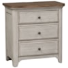 Libby Farmhouse Reimagined 3-Drawer Night Stand