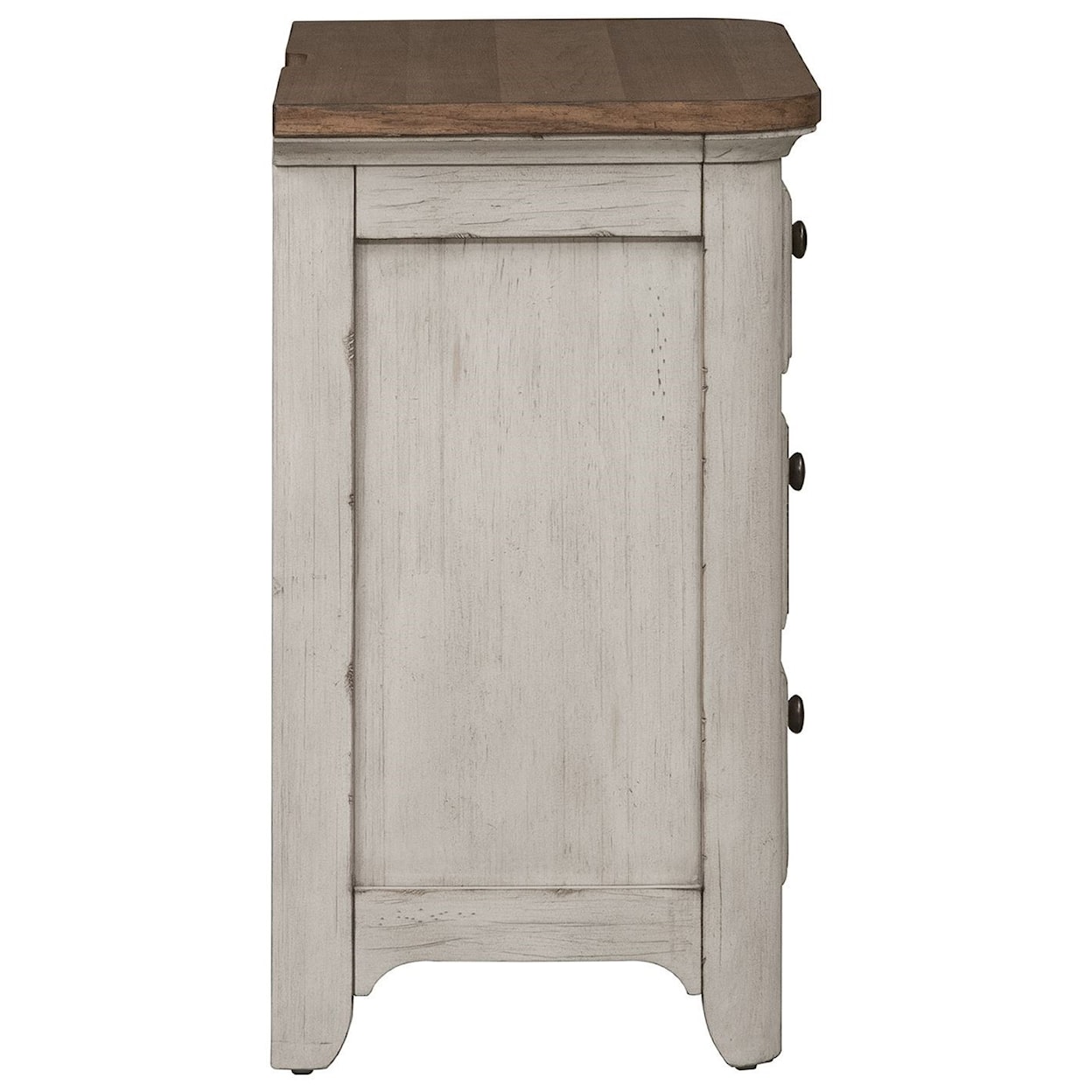 Libby Farmhouse Reimagined 3-Drawer Night Stand