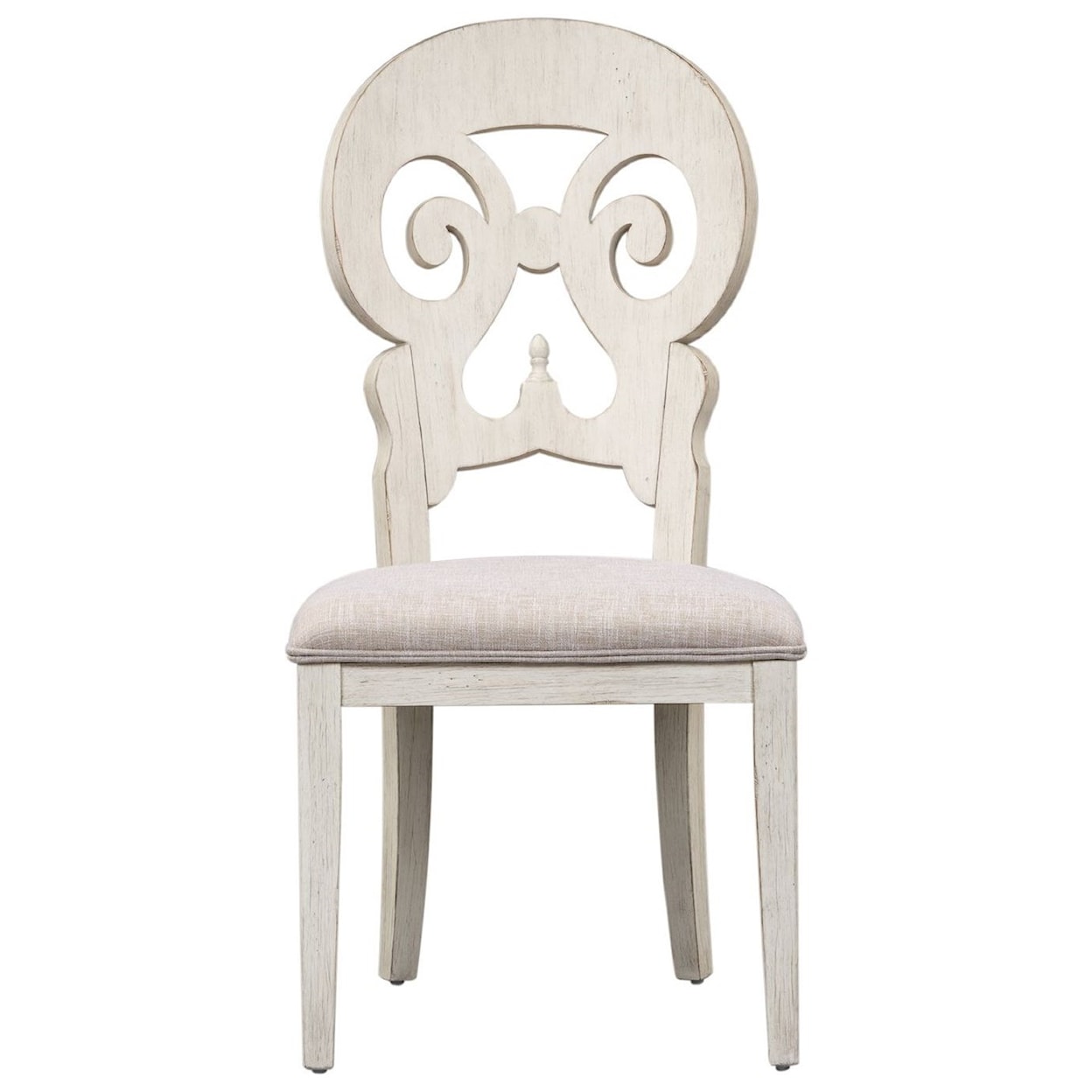 Liberty Furniture Farmhouse Reimagined Splat Back Side Chair