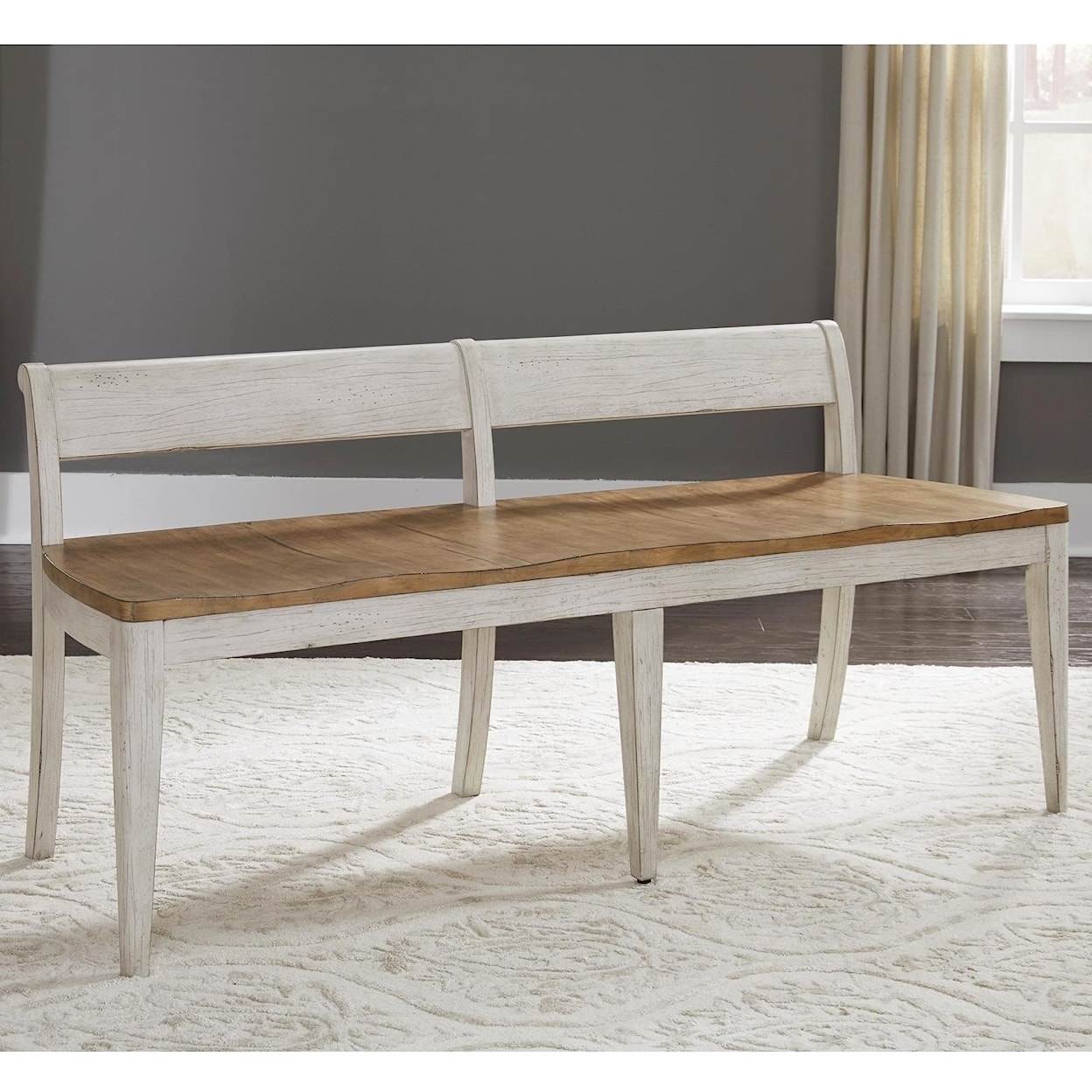 Liberty Furniture Farmhouse Reimagined Dining Bench