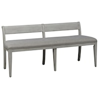 Farmhouse Upholstered Dining Bench