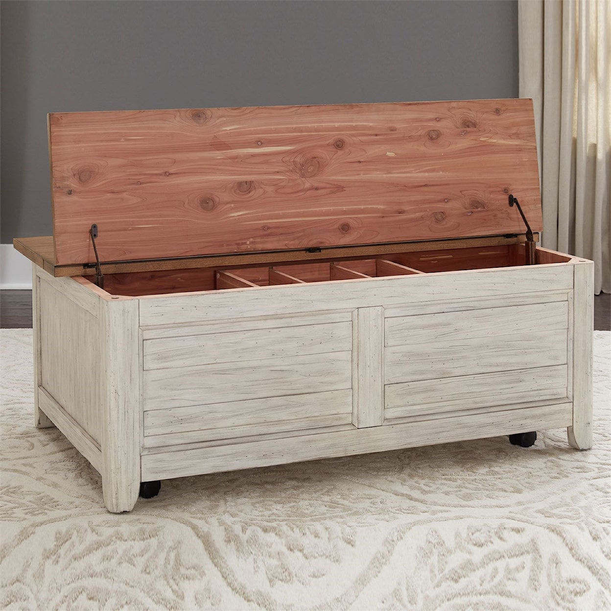 Liberty Furniture Farmhouse Reimagined Storage Trunk