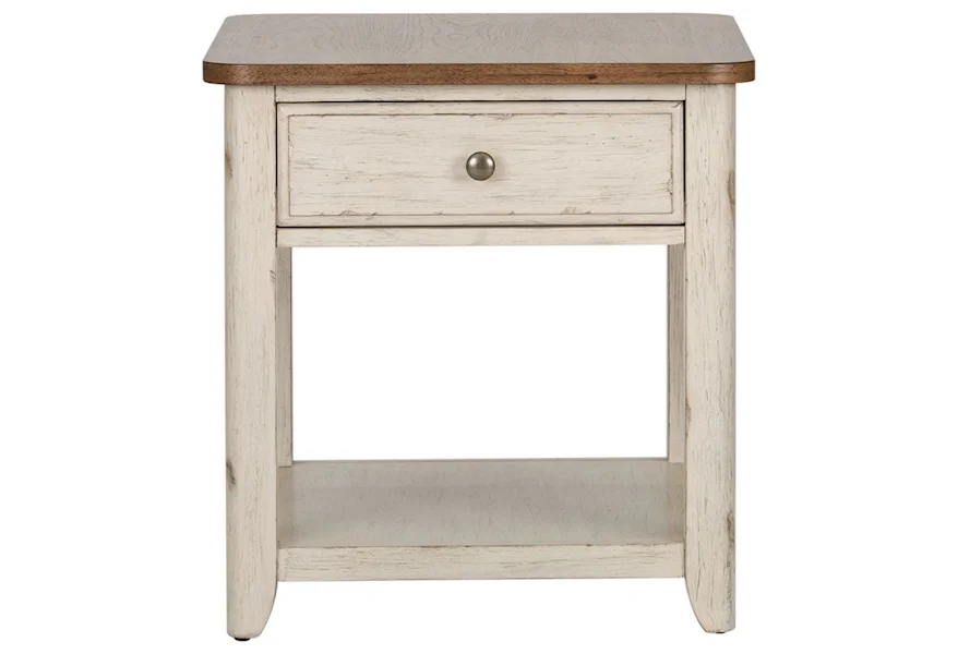 Farmhouse Reimagined End Table by Liberty Furniture at Sheely's Furniture & Appliance