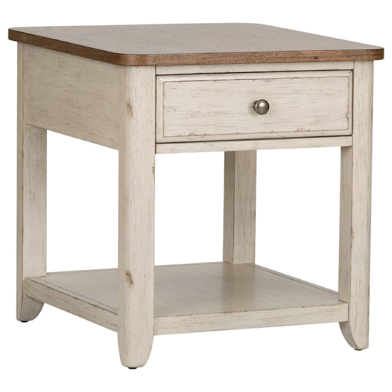 Liberty Furniture Farmhouse Reimagined End Table