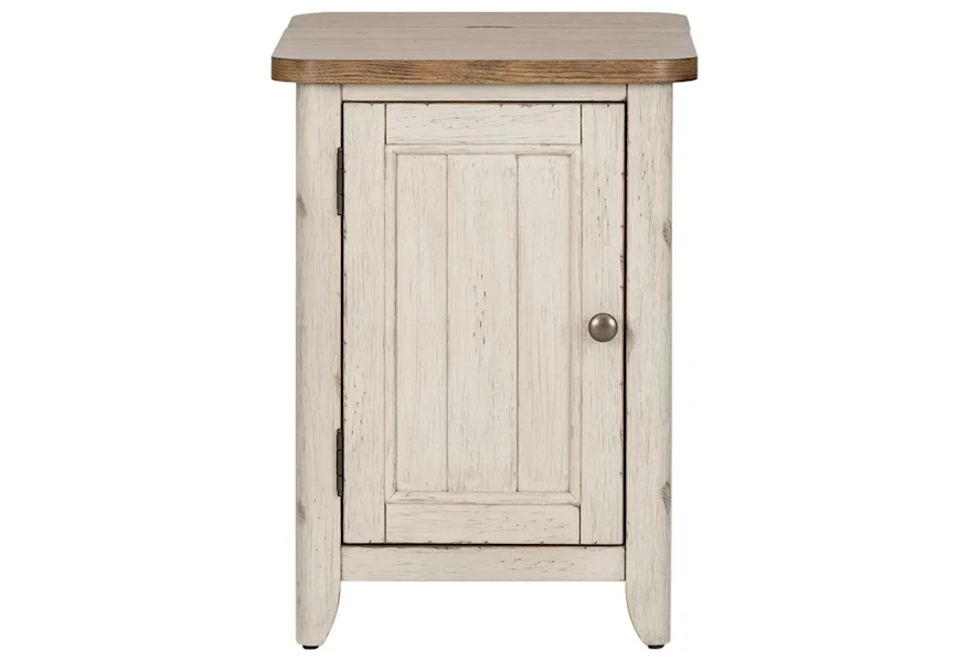 Farmhouse Reimagined Chair Side Table by Liberty Furniture at Sheely's Furniture & Appliance