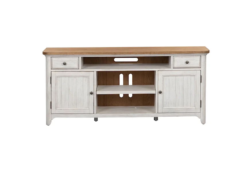 Farmhouse Reimagined Entertainment TV Stand by Liberty Furniture at Reeds Furniture