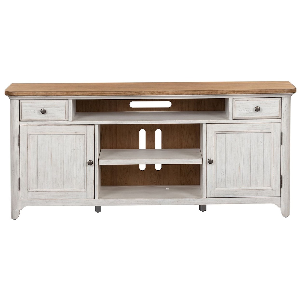 Liberty Furniture Farmhouse Reimagined Entertainment TV Stand