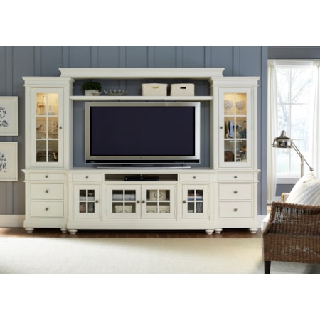 Entertainment Center with Piers