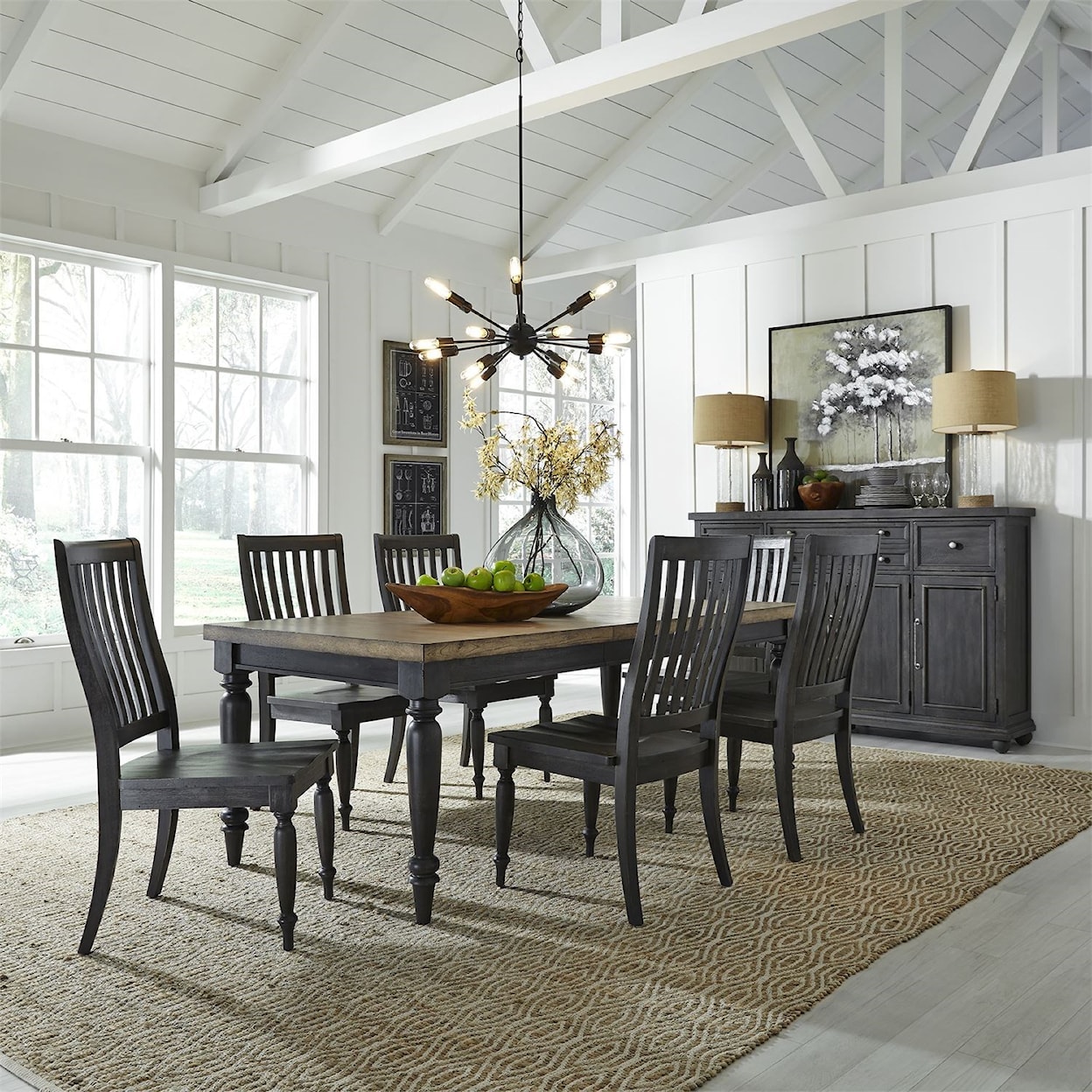 Liberty Furniture Harvest Home Formal Dining Room Group