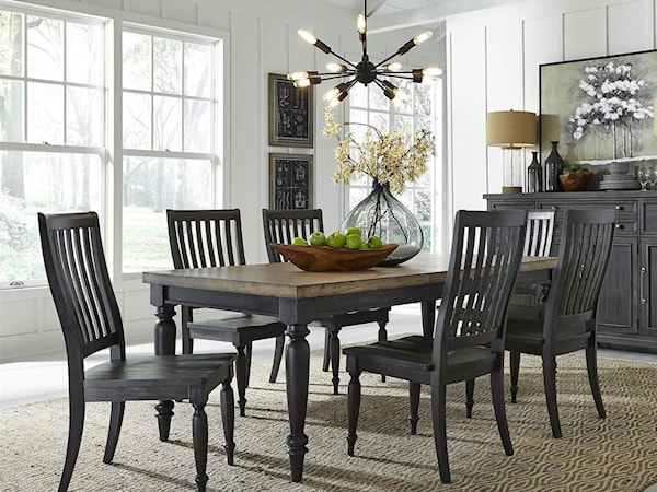 7-Piece Rectangular Table Set