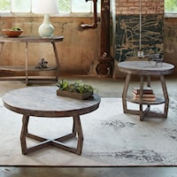 Transitional 3-Piece Occasional Table Set