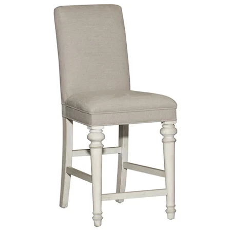 Transitional Upholstered Counter Height Chair