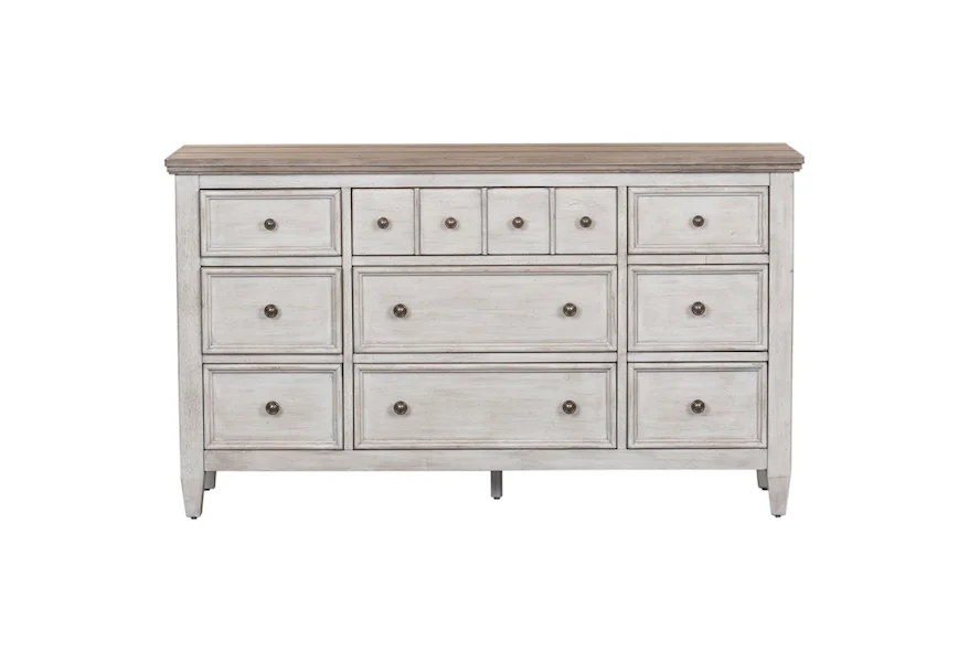 Heartland 9 Drawer Dresser by Liberty Furniture at VanDrie Home Furnishings