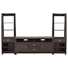 Libby Heatherbrook Entertainment Center with Piers