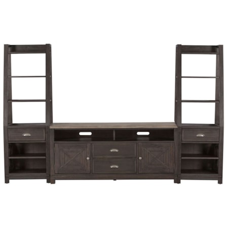 Entertainment Center with Piers