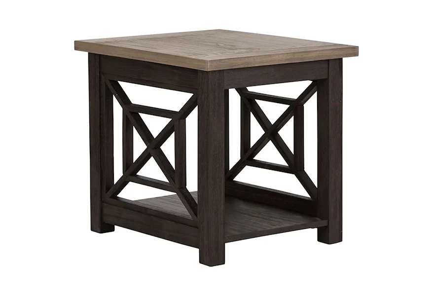Heatherbrook End Table by Liberty Furniture at VanDrie Home Furnishings