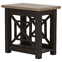 Transitional Chair Side Table