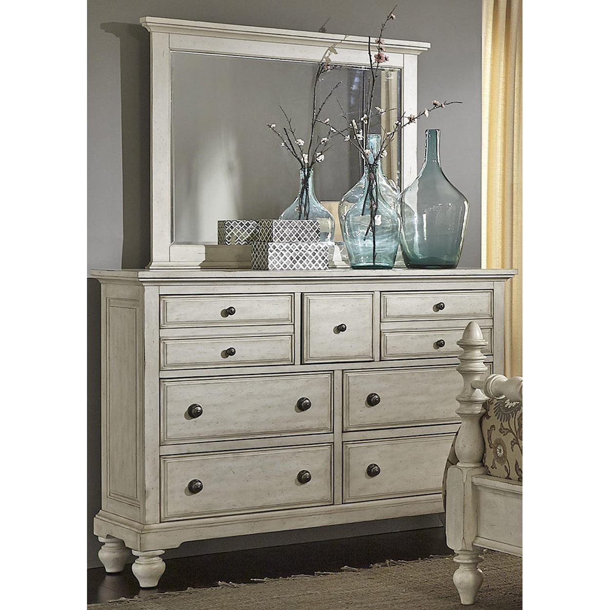 Liberty Furniture High Country 797 Dresser and Mirror