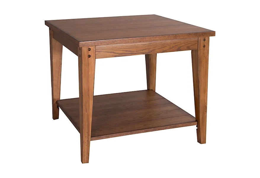 Lake House Square Lamp Table by Liberty Furniture at SuperStore