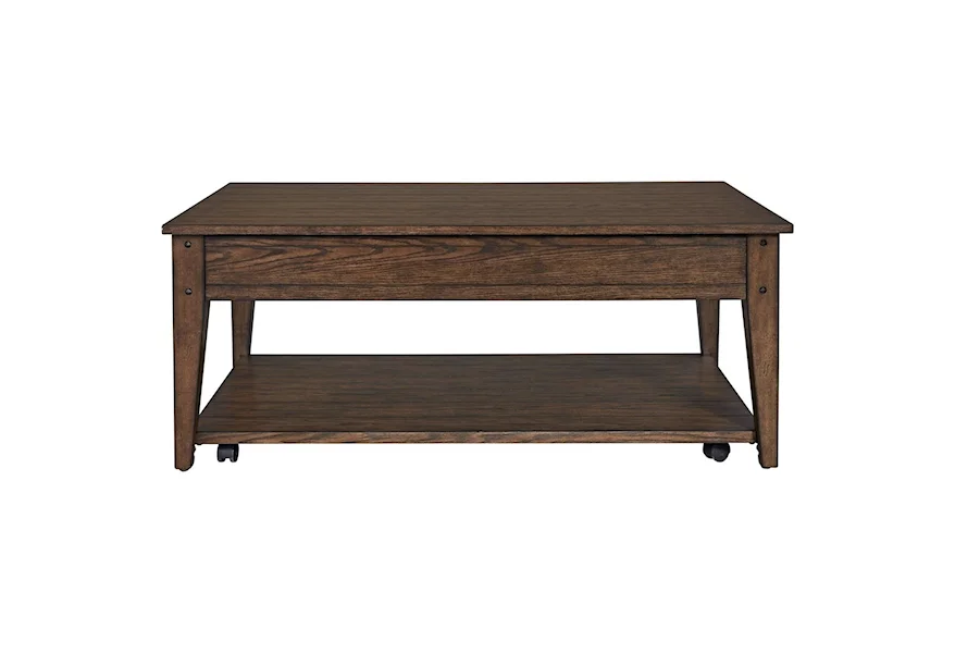 Lake House Lift Top Cocktail Table by Liberty Furniture at VanDrie Home Furnishings