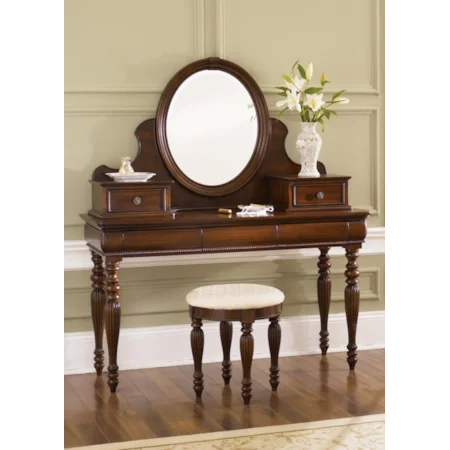 Traditional Vanity with Stool