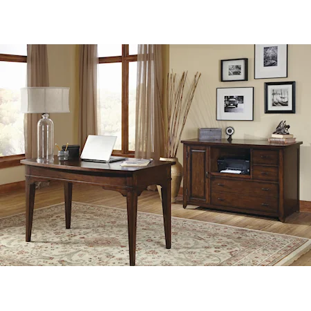 Complete Office Desk and Credenza Suite