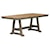 Liberty Furniture Lindsey Farm Transitional Two-Toned Trestle Table with Butterfly Leaf