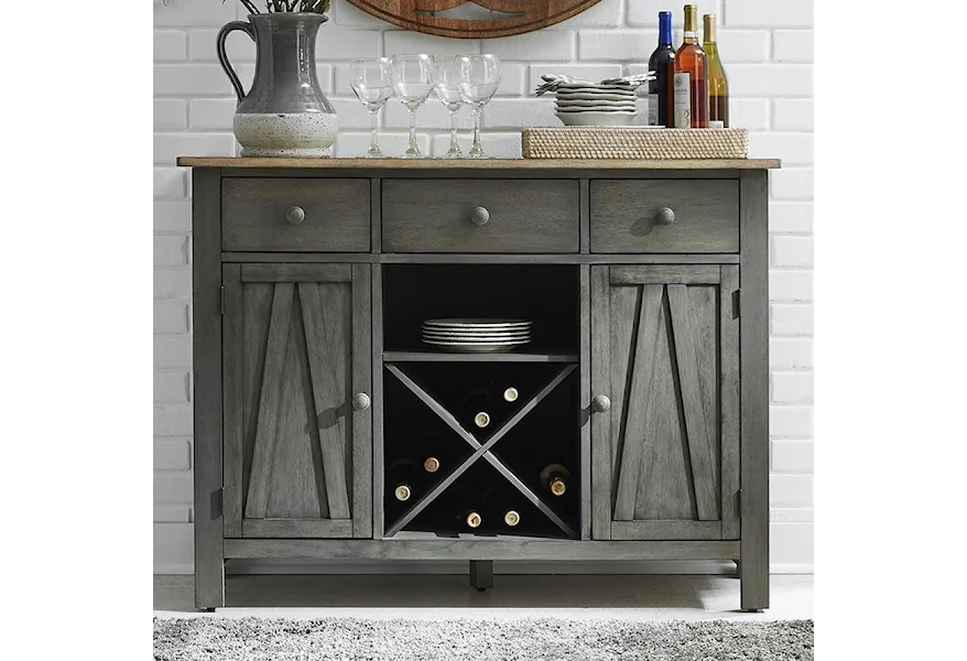 Lindsey Farm Server by Liberty Furniture at Darvin Furniture