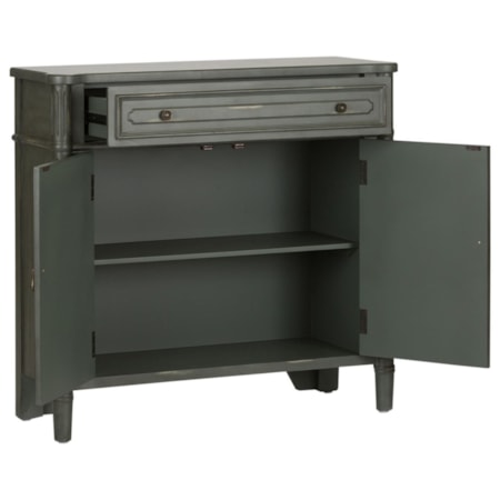 1-Drawer 2-Door Accent Cabinet
