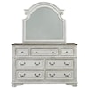 Liberty Furniture Magnolia Manor 7-Drawer Dresser & Mirror Set