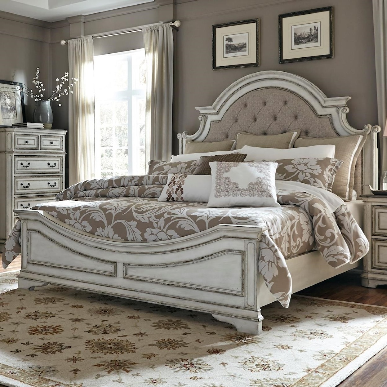 Libby Morgan King Upholstered Bed