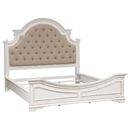 California King Upholstered Bed