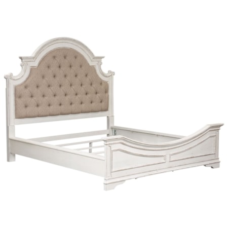 California King Upholstered Bed