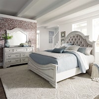 Relaxed Vintage 3-Piece Queen Bedroom Group