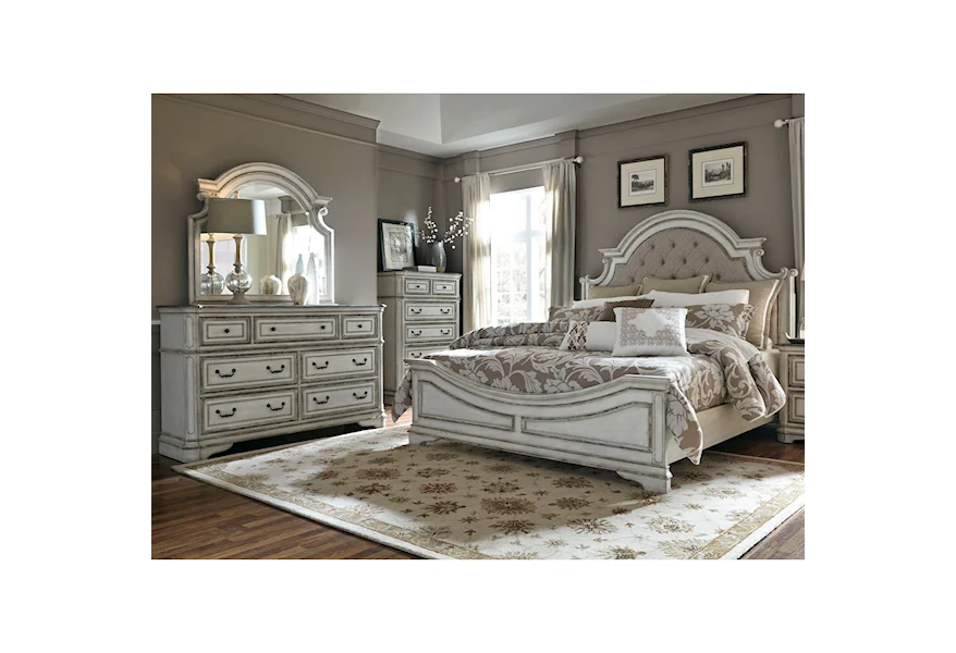 Magnolia Manor King Bedroom Group by Liberty Furniture at Zak's Home