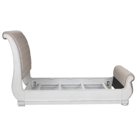 Queen Upholstered Sleigh Bed