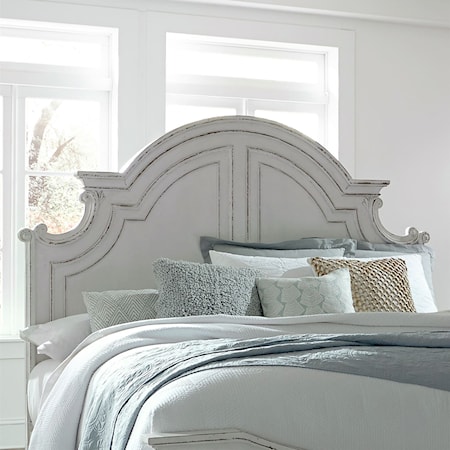 Cottage Style King Panel Headboard