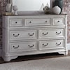 Liberty Furniture Magnolia Manor 7 Drawer Dresser