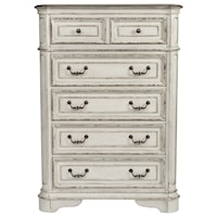 5-Drawer Chest with Felt-Lined Top Drawers