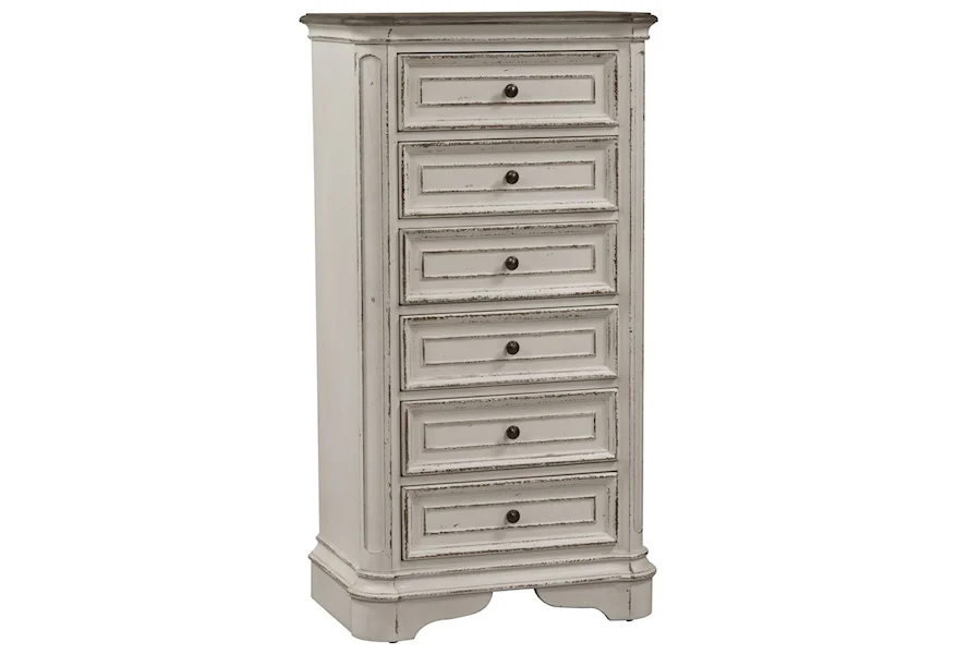 Liberty Furniture Magnolia Manor LIB244-BR43 6 Drawer Lingerie Chest with  Felt Lined Top Drawer, Wayside Furniture & Mattress