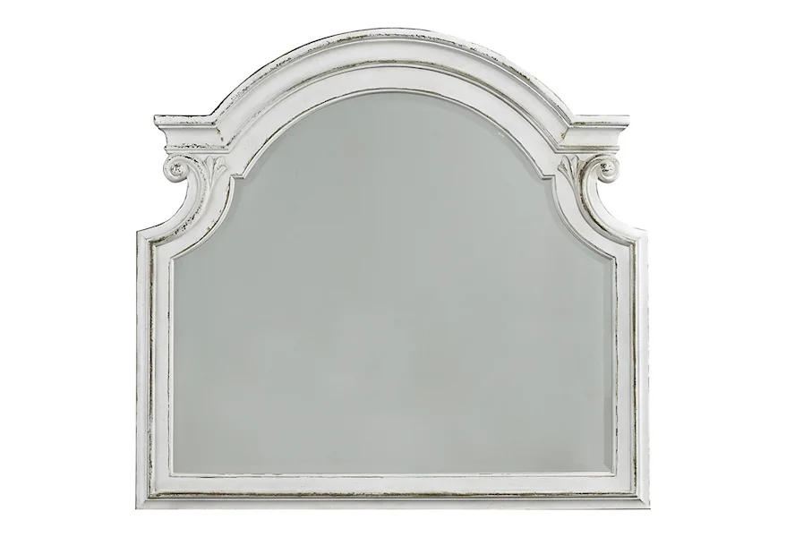 Magnolia Manor Mirror with Wood Frame by Liberty Furniture at Reeds Furniture