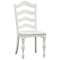 Cottage Style Ladder Back Side Chair