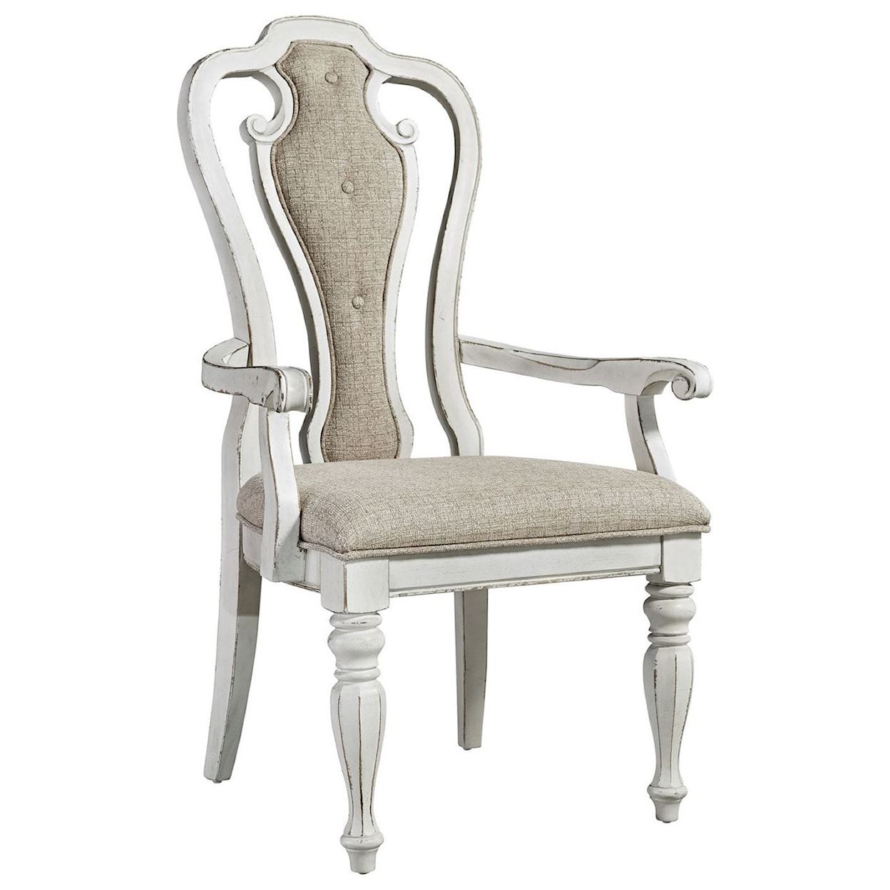 Liberty Furniture Magnolia Manor Splat Back Arm Chair