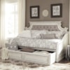 Libby Morgan Twin Upholstered Trundle Daybed