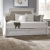 Libby Morgan Twin Upholstered Trundle Daybed