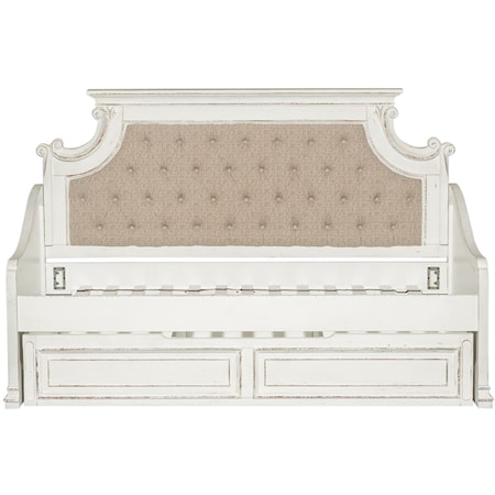 Twin Upholstered Trundle Daybed