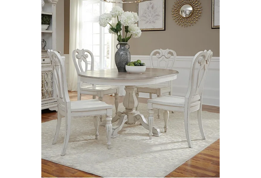 Magnolia Manor 5 Piece Table Set by Liberty Furniture at Sheely's Furniture & Appliance