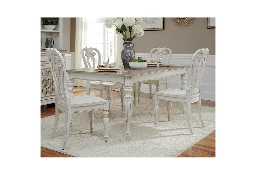 Magnolia Manor Opt 5 Piece Rectangular Table Set by Liberty Furniture at Royal Furniture
