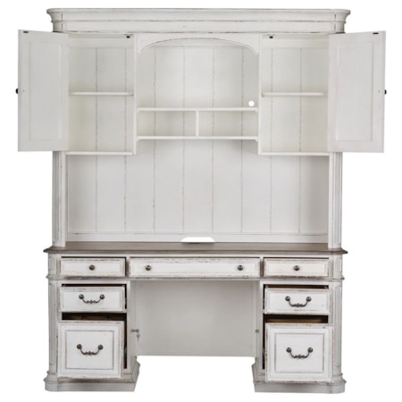 Credenza and Hutch